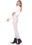 Final Sale SEQUIN ELBOW PATCH TURTLENECK MODAL TOP
