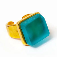 Cube Gold Ring