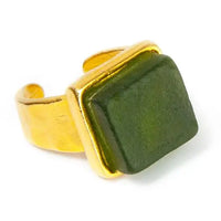 Cube Gold Ring