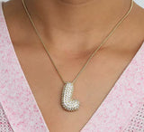 Bubble Initial Necklace