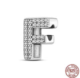 Silver Initial Charm