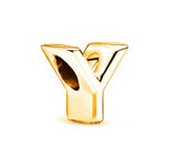 Gold Plated 925 Sterling Initial Charm