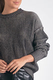 Tara Two-Toned Striped Sweater