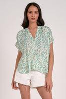 Casablanca Print Top