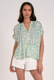 Casablanca Print Top