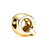 Gold Plated 925 Sterling Initial Charm