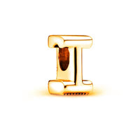 Gold Plated 925 Sterling Initial Charm