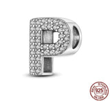 Silver Initial Charm