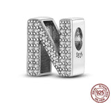 Silver Initial Charm