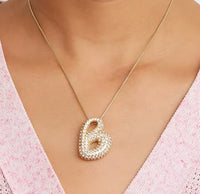 Bubble Initial Necklace