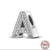 Silver Initial Charm