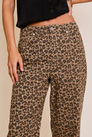 Safari Wide Leg Cheetah Pants