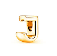 Gold Plated 925 Sterling Initial Charm