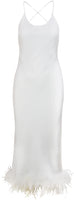 Magali White Feather Dress