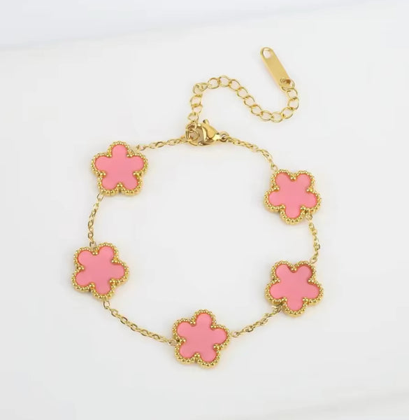 Five Flower Bracelet