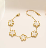 Five Flower Bracelet