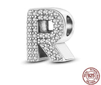 Silver Initial Charm