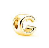 Gold Plated 925 Sterling Initial Charm