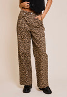 Safari Wide Leg Cheetah Pants