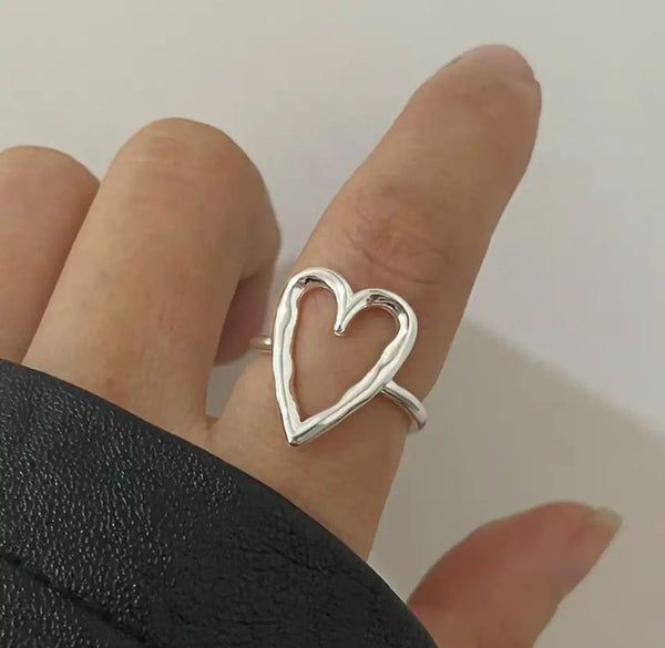 Sterling Silver Heart Ring