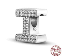 Silver Initial Charm