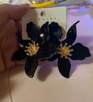 Acrylic Floral Earrings