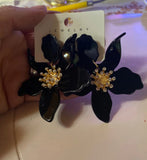 Acrylic Floral Earrings