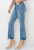 Risen RDP5713 High Rise Ankle Flare Jeans
