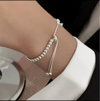 Sterling Silver Bead Bracelet