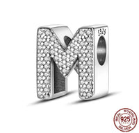 Silver Initial Charm