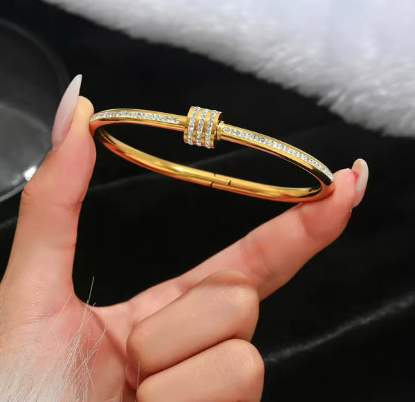 Gold Plated Bangle Bracelet