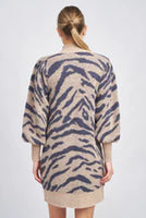 En Saison Mel Zebra Sweater Dress