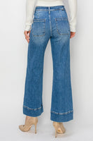 Risen High Rise Crop Wide Leg Jeans RDP5620