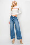 Risen High Rise Crop Wide Leg Jeans RDP5620