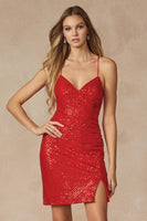 Scarlett Sequin Homecoming Party Dress