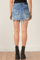 Daisy Duke Denim Wash Jean Skirt