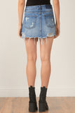 Daisy Duke Denim Wash Jean Skirt