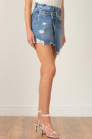 Daisy Duke Denim Wash Jean Skirt