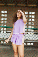 Final Sale Queen of Sparkles Purple and Short Active Shorts