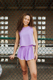 Final Sale Queen of Sparkles Purple and Short Active Shorts
